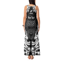 Personalised Aotearoa Tank Maxi Dress Toitu Te Tiriti O Waitangi LT05 - Polynesian Pride