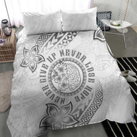 Brain Cancer Warrior Bedding Set Never Give Up