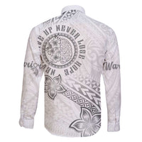 Brain Cancer Warrior Family Matching Off Shoulder Maxi Dress and Hawaiian Shirt Never Give Up