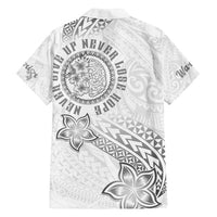 Brain Cancer Warrior Family Matching Puletasi and Hawaiian Shirt Never Give Up