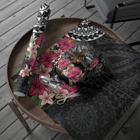 Black Polynesian Hammerhead Shark Tribal Pattern Wrapping Paper - Polynesian Pride