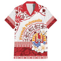French Polynesia Internal Autonomy Day Hawaiian Shirt Tropical Hibiscus And Turtle Pattern LT05 Red - Polynesian Pride