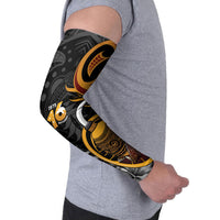Personalised Papua New Guinea Arm Sleeves Happy Independence Day LT05 - Polynesian Pride