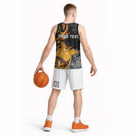 Personalised Papua New Guinea Basketball Jersey Happy Independence Day LT05 - Polynesian Pride