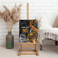 Personalised Papua New Guinea Canvas Wall Art Happy Independence Day LT05 - Polynesian Pride