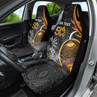 Personalised Papua New Guinea Car Seat Cover Happy Independence Day LT05 - Polynesian Pride