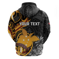 Personalised Papua New Guinea Hoodie Happy Independence Day LT05 - Polynesian Pride