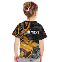 Personalised Papua New Guinea Kid T Shirt Happy Independence Day LT05 - Polynesian Pride