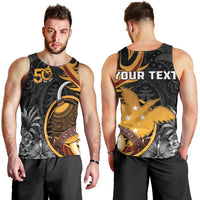Personalised Papua New Guinea Men Tank Top Happy Independence Day LT05 - Polynesian Pride