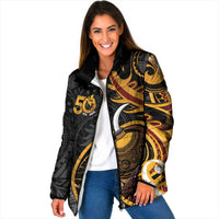 Papua New Guinea Padded Jacket Happy 50th Independence Anniversary - Polynesian Pride