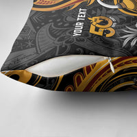 Papua New Guinea Pillow Cover Happy 50th Independence Anniversary - Polynesian Pride
