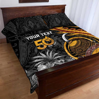 Personalised Papua New Guinea Quilt Bed Set Happy Independence Day LT05 - Polynesian Pride