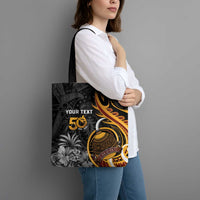 Papua New Guinea Tote Bag Happy 50th Independence Anniversary - Polynesian Pride