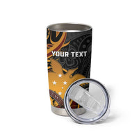 Personalised Papua New Guinea Tumbler Cup Happy Independence Day LT05 - Polynesian Pride
