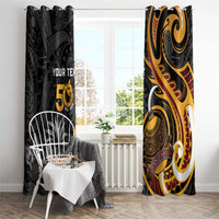 Personalised Papua New Guinea Window Curtain Happy Independence Day LT05 - Polynesian Pride