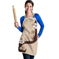 Polynesia Hibiscus Apron Cameo Curve Motif - Polynesian Pride