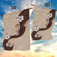 Polynesia Hibiscus Garden Flag Cameo Curve Motif - Polynesian Pride