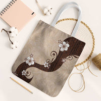 Polynesia Hibiscus Tote Bag Cameo Curve Motif - Polynesian Pride
