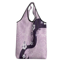 Polynesia Hibiscus Grocery Bag Thistle Curve Motif - Polynesian Pride