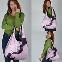 Polynesia Hibiscus Grocery Bag Thistle Curve Motif - Polynesian Pride