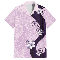 Polynesia Hibiscus Hawaiian Shirt Thistle Curve Motif - Polynesian Pride