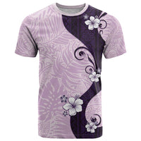 Polynesia Hibiscus T Shirt Thistle Curve Motif - Polynesian Pride