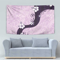Polynesia Hibiscus Tapestry Thistle Curve Motif - Polynesian Pride