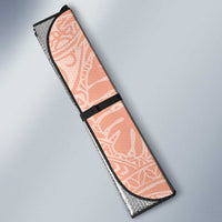 Polynesia Hibiscus Auto Sun Shade Rose Bud Curve Motif - Polynesian Pride