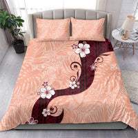 Polynesia Hibiscus Bedding Set Rose Bud Curve Motif - Polynesian Pride