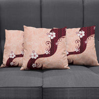 Polynesia Hibiscus Pillow Cover Rose Bud Curve Motif - Polynesian Pride