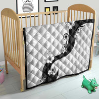 Polynesia Hibiscus Quilt White Curve Motif - Polynesian Pride