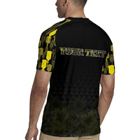 Personalised Aloha Hawaii Kahili Rugby Jersey Kanaka Maoli With Kakau Pattern