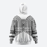 Philippines Igorot Tribal Inspired Zip Hoodie White Version
