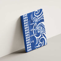 Samoa HRPP Party Canvas Wall Art Polynesian Pattern - Polynesian Pride