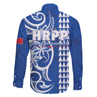 Samoa HRPP Party Family Matching Tank Maxi Dress and Hawaiian Shirt Polynesian Pattern - Polynesian Pride