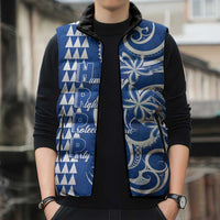Samoa HRPP Party Sleeveless Puffer Jacket Polynesian Pattern - Polynesian Pride