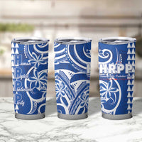 Samoa HRPP Party Tumbler Cup Polynesian Pattern - Polynesian Pride