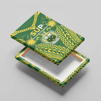 Samoa SUP Canvas Wall Art Samoan Coat Of Arms - Polynesian Pride