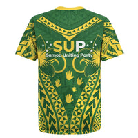 Samoa SUP Rugby Jersey Samoan Coat Of Arms - Polynesian Pride