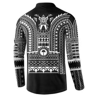Philippines Igorot Tribal Art Tattoo Black Button Sweatshirt - Polynesian Pride