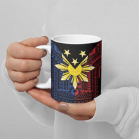 Philippines Sun Star Ceramic Mug Igorot Tribal Inspiration - Polynesian Pride