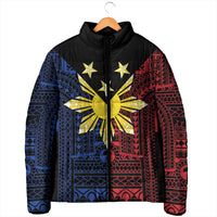 Philippines Sun Star Padded Jacket Igorot Tribal Inspiration - Polynesian Pride