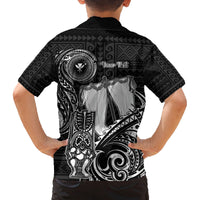 Personalized Hawaii Makahiki Season Family Matching Tank Maxi Dress and Hawaiian Shirt Akua Loa Polynesian Pattern LT05 - Polynesian Pride