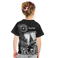 Personalized Hawaii Makahiki Season Kid T Shirt Akua Loa Polynesian Pattern LT05 - Polynesian Pride