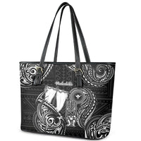 Hawaii Makahiki Season Leather Tote Bag Akua Loa Polynesian Pattern LT05 - Polynesian Pride