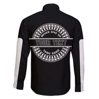 Personalized Fiji Obstacle Race 2023 Family Matching Long Sleeve Bodycon Dress and Hawaiian Shirt Never Give Up LT05 - Polynesian Pride