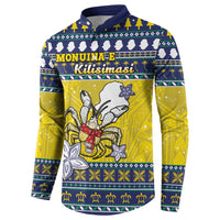 Niue The Rock Christmas Button Sweatshirt Niuean Crab Monuina E Kilisimasi LT05 - Polynesian Pride