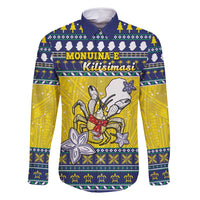 Niue The Rock Christmas Family Matching Mermaid Dress and Hawaiian Shirt Niuean Crab Monuina E Kilisimasi