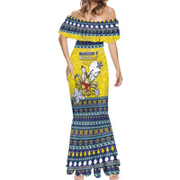 Niue The Rock Christmas Mermaid Dress Niuean Crab Monuina E Kilisimasi LT05 - Polynesian Pride
