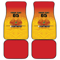 Papua New Guinea Rugby Car Mats Go Orchids Pacific Champions